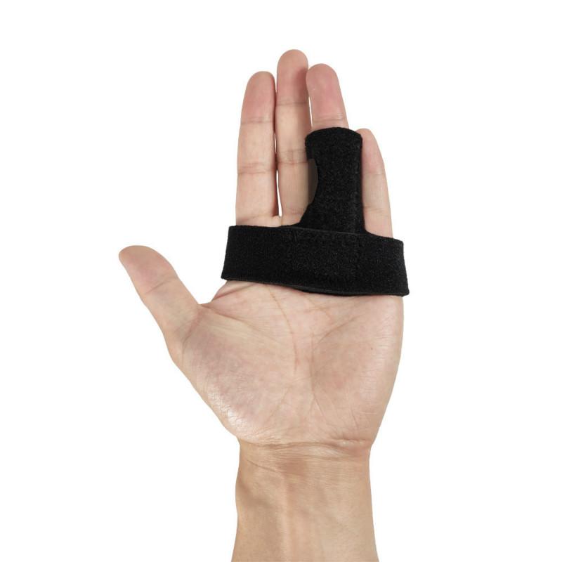 1Pc Adjustable Finger Splint Brace With Strap For Finger Locking Popping Bending Support Relief