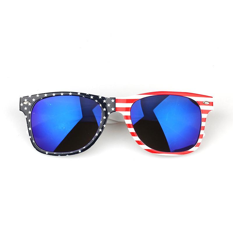 Classic Rice Nail Transparent Beautiful Flag Sunglasses Independence Day Sunglasses 2140 Development Sunglasses