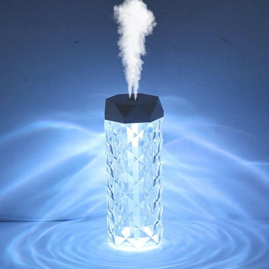 Inteligentny nawilżacz powietrza z zimną mgiełką 400 ml Pojemność Nawilżacz zapobiegający wypaleniu na sucho Wbudowany filtr Cicha praca Dwustopniowe rozpylanie Oświetlenie tworzące romantyczną atmosferę