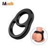 Penis Ring Reusable Silicone Semen Cock Ring Penis Enlargement Delayed Ejaculation Sex Toys For Men Dick Enlarger Rings