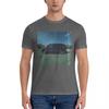 Herren Rundhals T-Shirt Deluxe Figurbetontes T-Shirt schwarze T-Shirts für Männer Vintage T-Shirt Neuauflage T-Shirt
