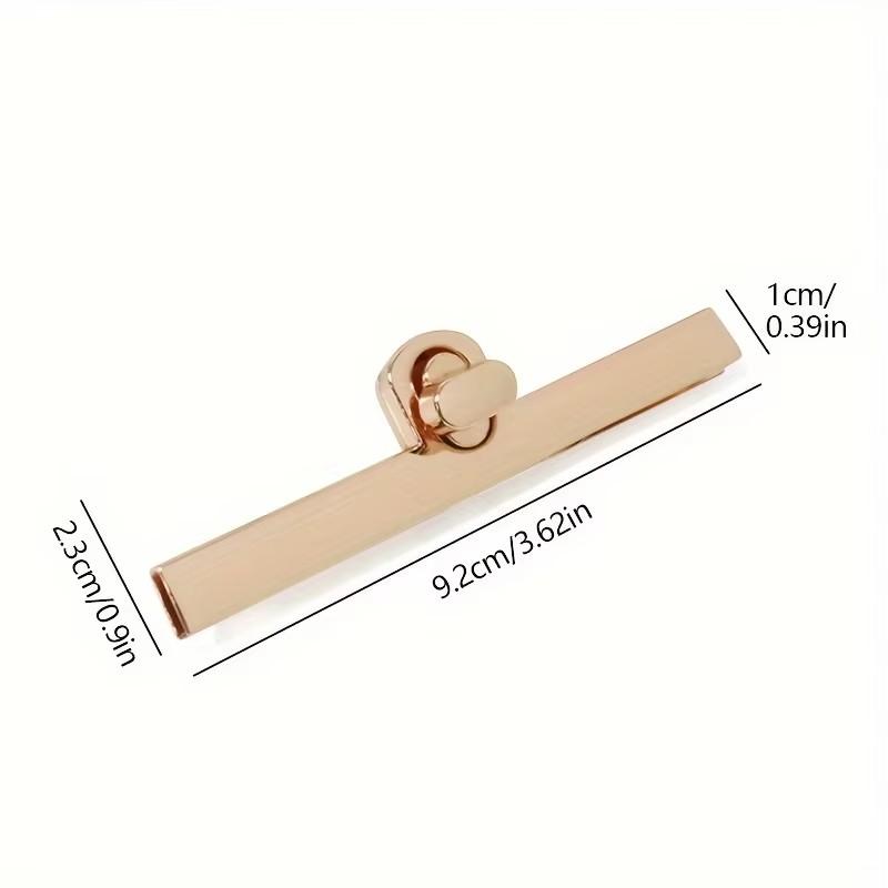 1Pcs Vintage Bag Metal Clasp Turn Locks Twist Button For DIY Handbag Leather Craft Bag Purse Hardware Elegant Gold Bag Accessori