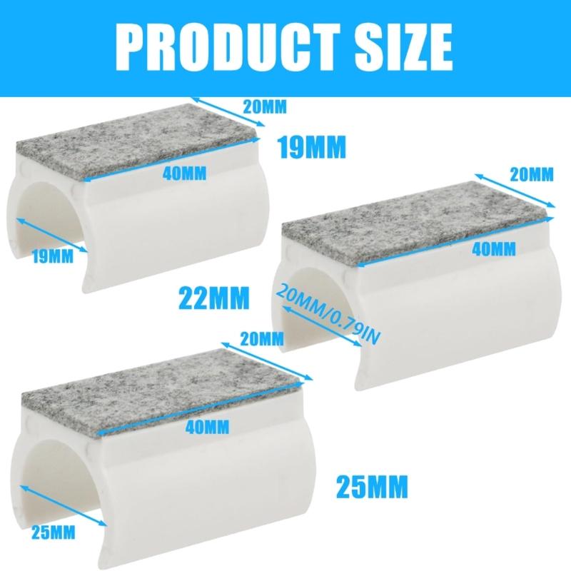 Durability Felted and Plastic Leg Pad U Shaped with Various Furniture Types for Easyly Installation Noise Without