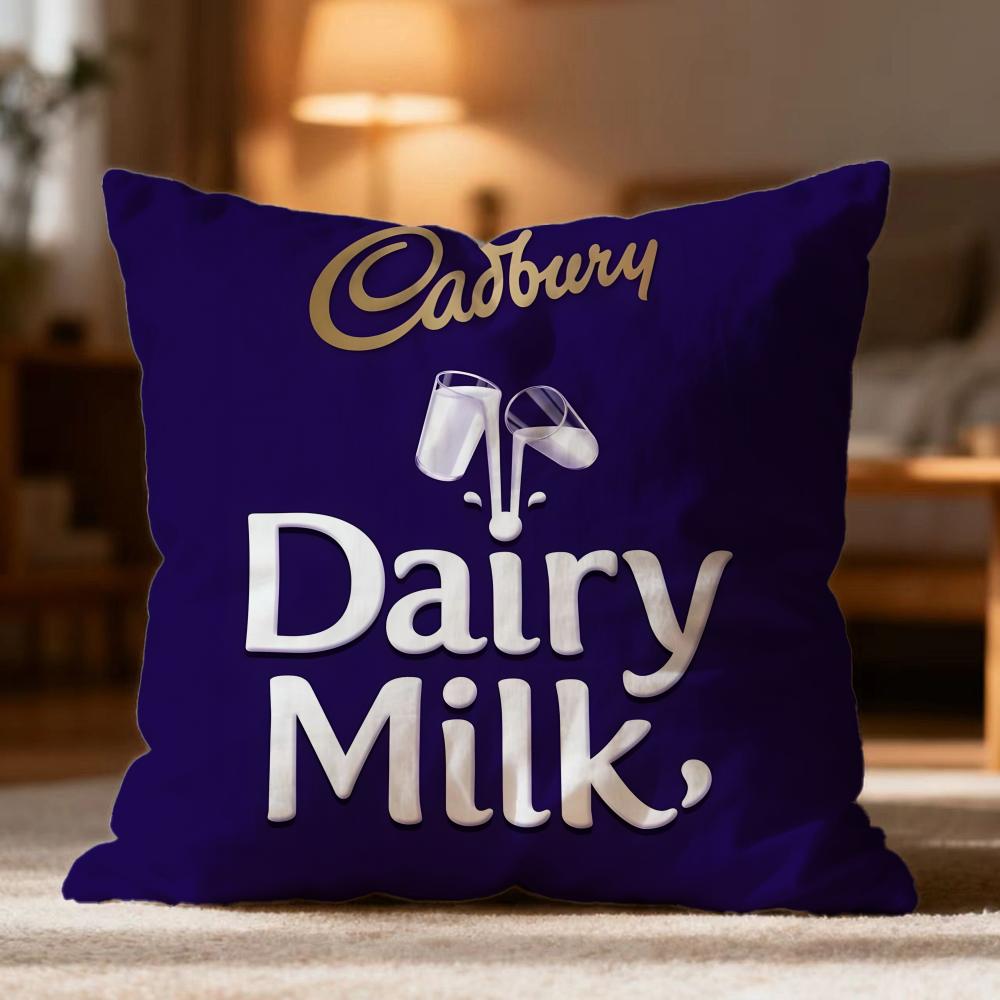 

Popular CCadburyed Cushion Cover Soft Washable Pillow Case Multi-Scene for Couch Bed Travel Office Use 30cmx30cm