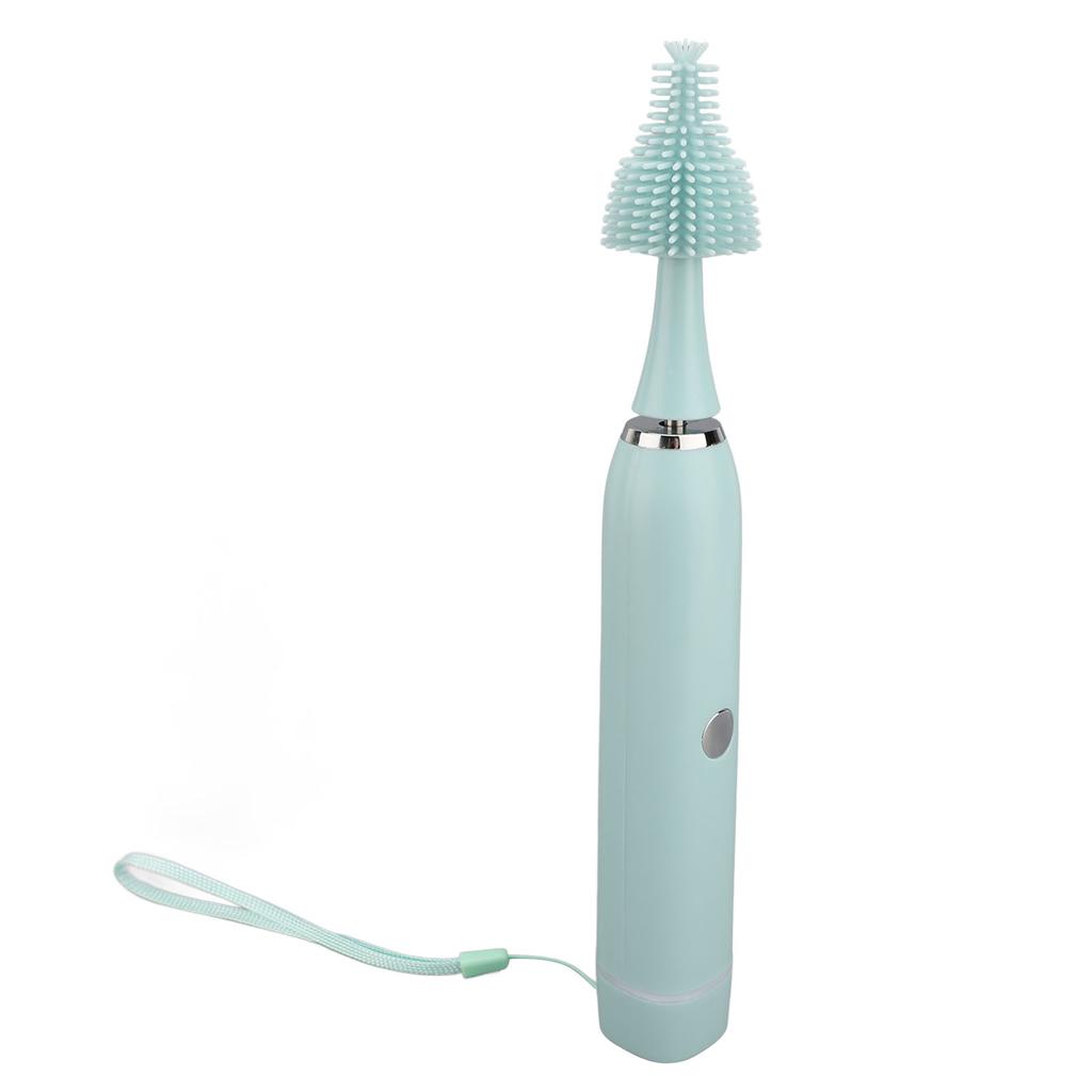 Conjunto de Escovas Elétricas para Mamadeiras de Bebê 4 em 1 IP65 Resistente à Água Recarregável Limpador Elétrico de Mamadeiras com Escovas de Silicone