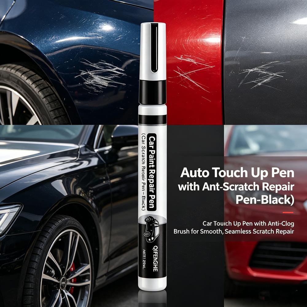 Auto Scratch Touch Up Pen Car Paint Repair Pen Anti-Clog Precision Brush Design Quick DIY Repair Without Sanding Seamless Col Touchup Paint2
