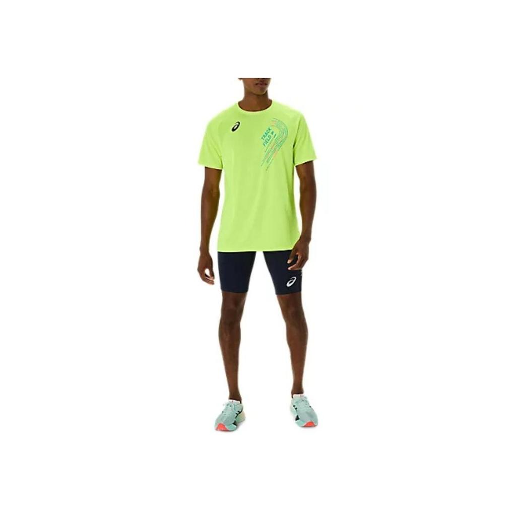 Asics Fashion Casual Comfortable Versatile Short Sleeve T-Shirt Men Tops Yellow 2091A749-751