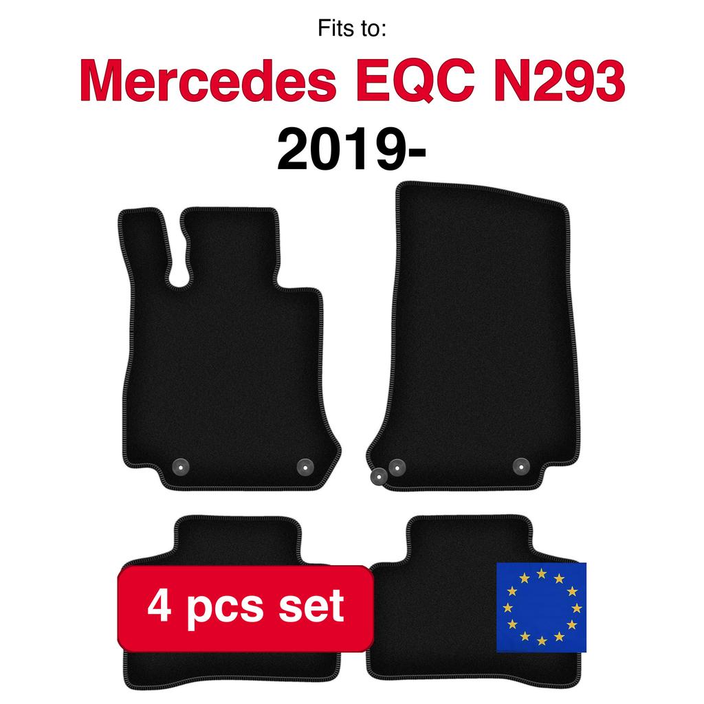 Velour Car Mats Basic For Mercedes Eqc N293 Suv (2019-)