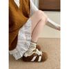 Small red retro platform snow cotton shoes women's winter warm outer wear non-slip velvet training shoes