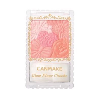 Canmake Glow Floor Cheek Pact Blusher 6,3 g, No. 1 Fiore di Pesco, 1 pezzo