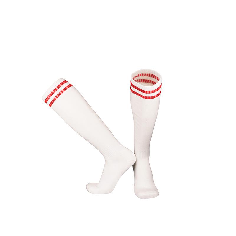 Men's High-Top Jacquard Logo Football Socks with Terry Bottom