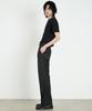 DUSTYWHITE Black Striped Tailored Slacks