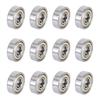 12Pcs/Lot 608zz Deep Groove Ball Bearings(8mm X 22mm X 7mm) For Skateboard,3D Printer, DIY Mechanical Transmission Parts