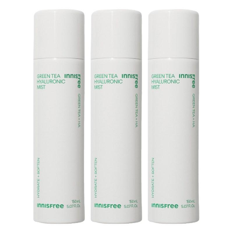 Innisfree Green Tea Hyaluronic Acid Mist, 150ml, 3 pcs