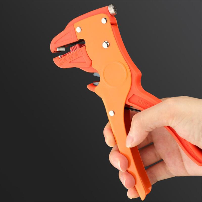 2 In 1 Automatic Quick Strip Quickstriper Wire Striper Self Adjusting Wire Stripper Multifunctional Wire Stripper Crimper Cable