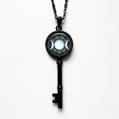Classic Solomon's Key Magic Array Necklace March Goddess And Pentagram Necklace For Women Girls