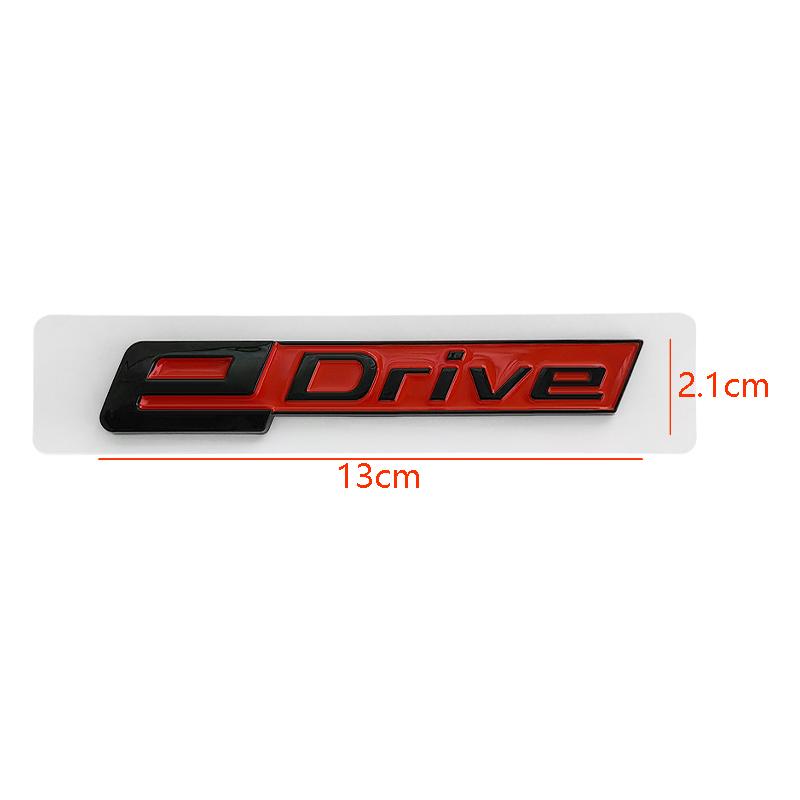 13x2.1cm ABS Car Body Sticker Rear Trunk Badge for BMW eDrive Emblem X1 X2 X4 X5 E36 E46 E90 E60 E28 E34 F18 F31 F15 G05 G20 G30
