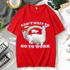 Cant Wait To Go To Work Funny Cat Meme T Shirt Unisexs Womens Vintage Gothic Rock Punk Short Sleeve Hip Hop Oversized Tshirt