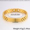 New light luxury titanium steel strap  three beads curved brand can be engraved couple high-end strap  jewelry