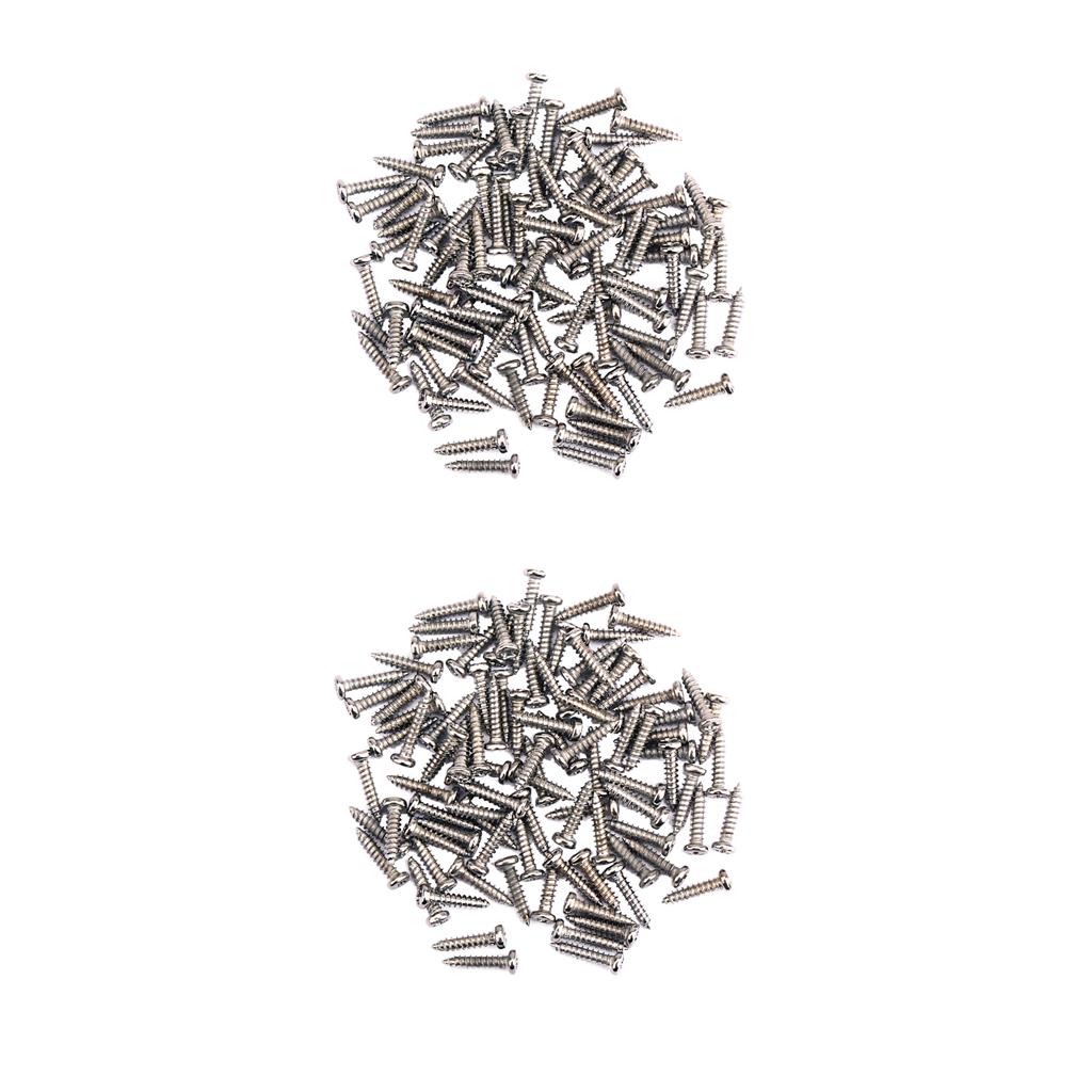 200Pieces Tuning Peg Mounting Screws for Guitar