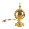 Metal Incense Burner Ornament Antique Style Censer for Desktop Living Room Yoga Bedroom Decoration