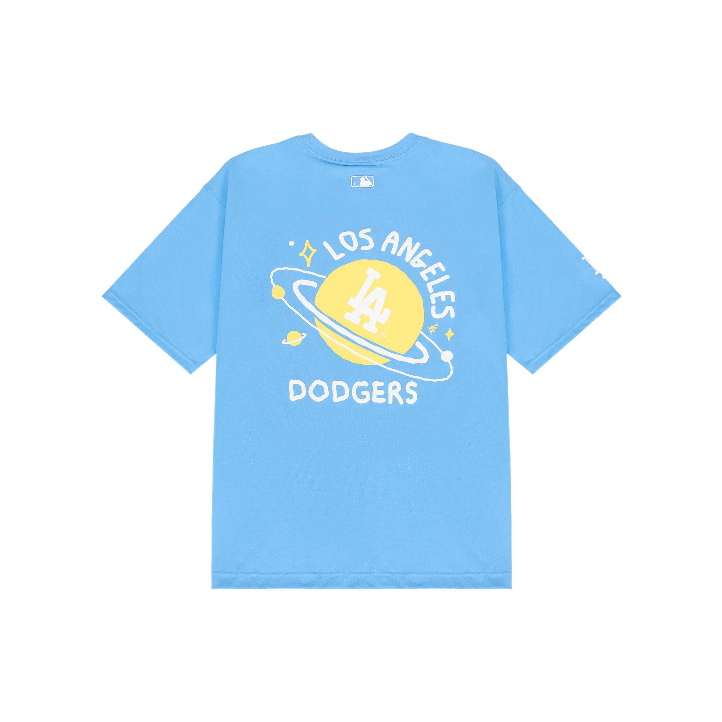 

New MLB Los Angeles Dodgers T Shirt American Vintage, Dopamine Dressing Unisex Blue 3ATSL4023-07BLS XS