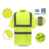 Koszulka odblaskowa Outdoor Fluorescencyjna Wysoka widoczność Bezpieczeństwo Koszulka robocza Oddychająca Kamizelka T-shirt Szybkoschnący Sport Nocne spacery