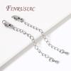18K Gold Plated Extension Chain with Lobster Clasps Connector For Jewelry Making,Tail Extender Chains,DIY Bracelet Accessories