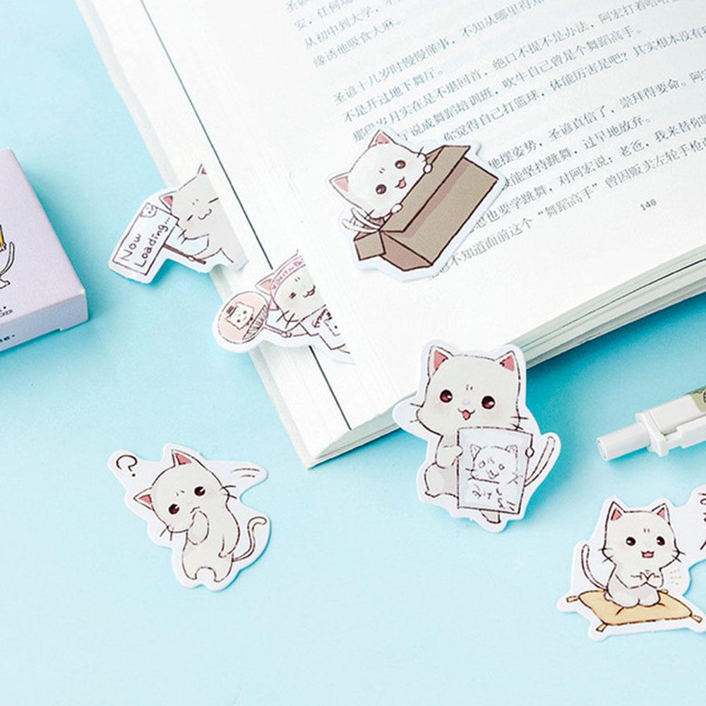 Buy White Acting DIY Stationery Cat Decorative Diary Scrapbooking ...