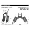 Motorcycle Saddle Bag Mounting Base Motorbike Tail Bag/Rack Bag/Rear Seat Bag/Fuel Tank Side Bag Universal Saddle Bag Mount Base