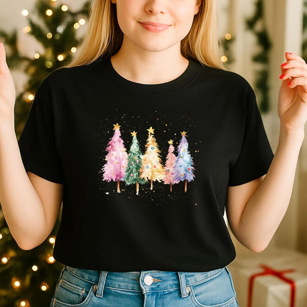 2025 Christmas unisex ,Night before Christmas,Rainbow Christmas (No text)(CH)
