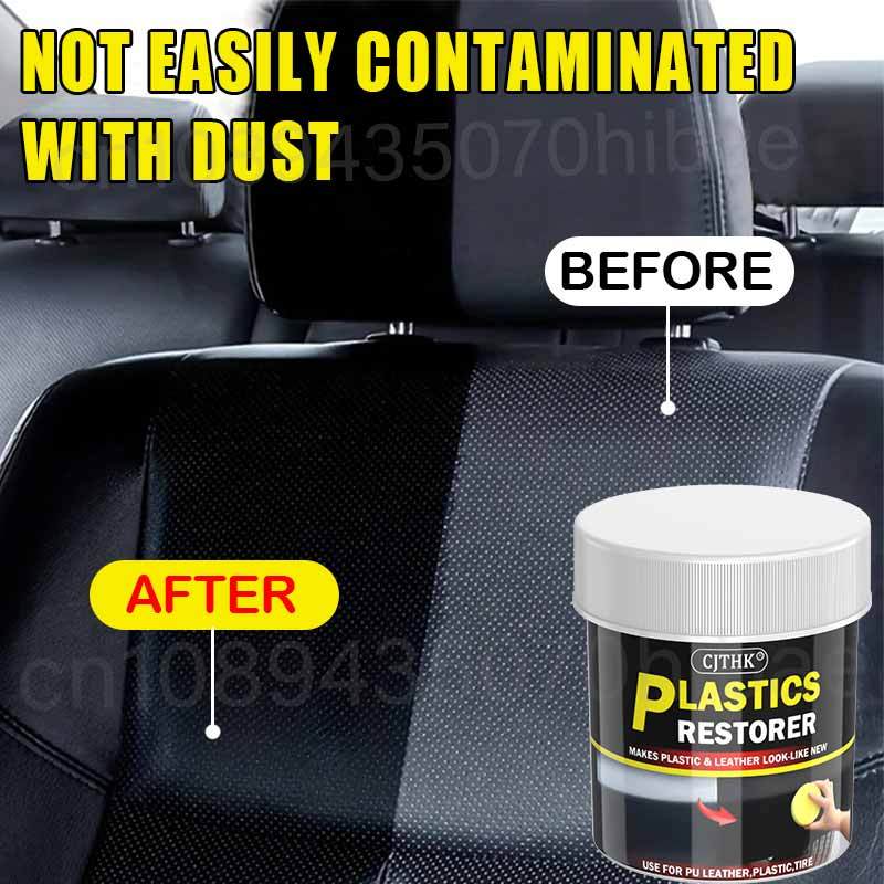 Car Plastic Restorer Back To Black Gloss Auto Interior Leather & Panel Renewal Wax Coating Agent Auto Polish And Repair Coating
