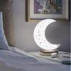 1PC Moon Table Lamp Creative Romantic Bedroom Decoration Bedside Ornament Bar Charging Atmosphere Night Light