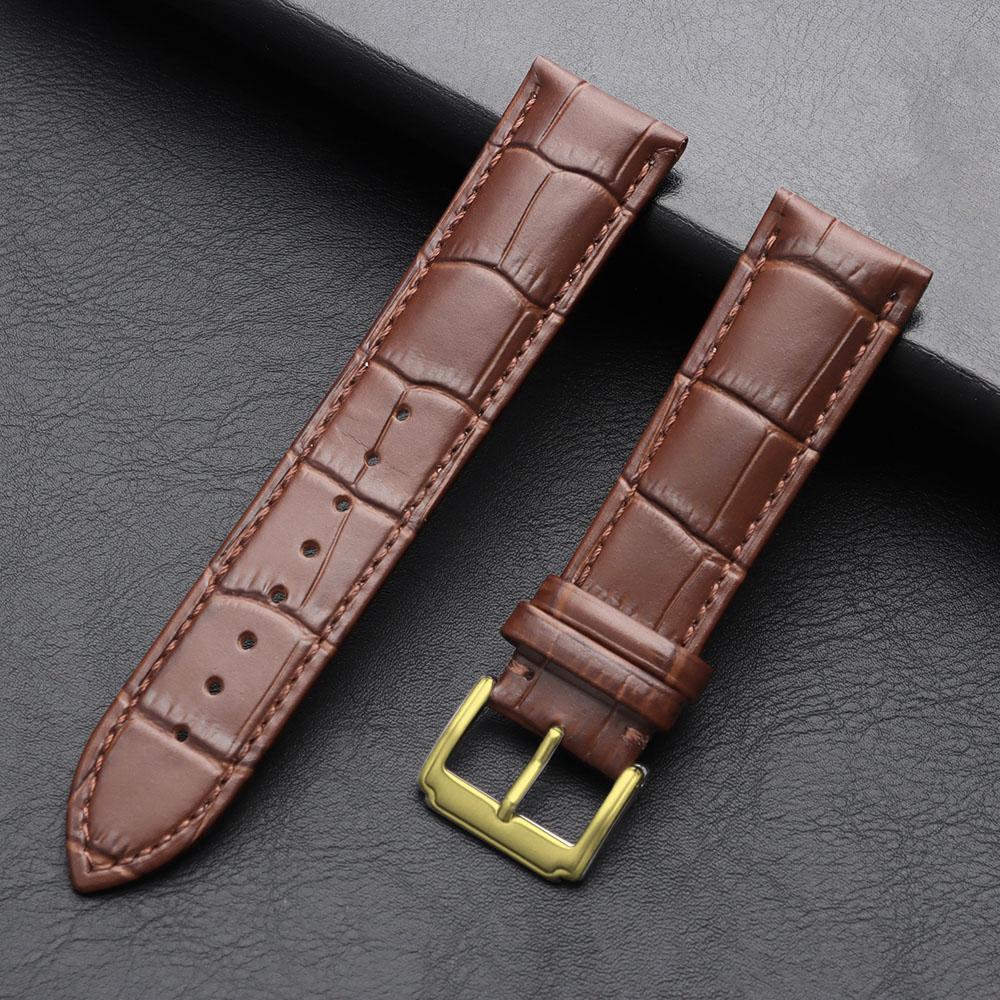 High Quality Soft Watch Band Genuine Leather Business Universal Straps12/13/14/15/16/17/18/19/20/21/22/23/24mm Watch Accessories