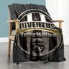 Juventus Customize Text Blanket Multi-purpose Customizable Blanket Soft Warm Cozy Throw For Chair Living Room Bed Nap Four Seasons Multipurpose