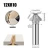 Precisions R10 Curved Woodworking Cutter Chamfer Router Bit Steel Grooves Cutter For Furniture Manufacturing