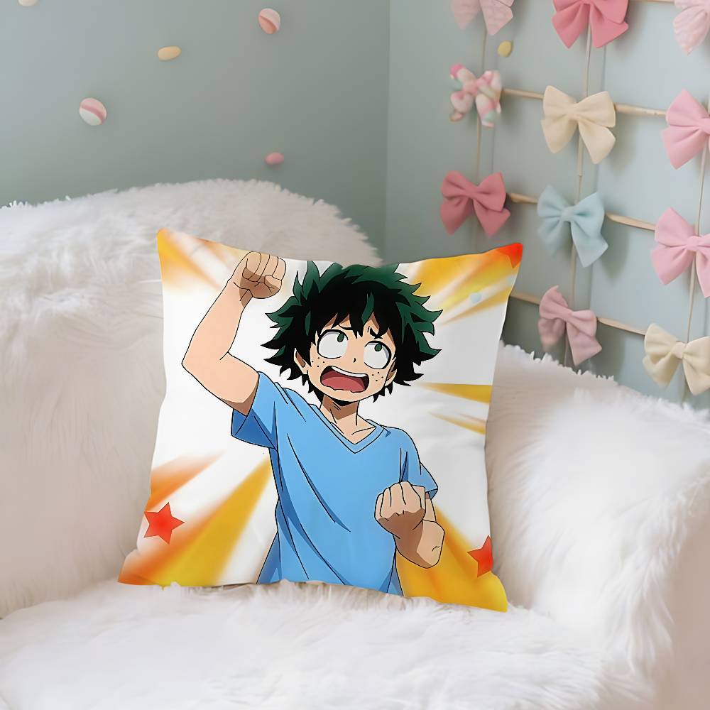 Cute Iizuku MidoriyaS Kawaii Throw Pillow Covers Pattern Cushion Cover Suitable For Sofa Bedroom Car Pillow Cover