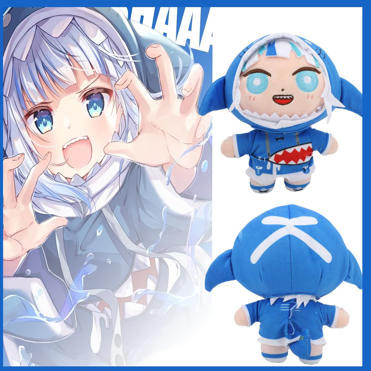 Professional Fishing Unisex Kids Kawaii Gawr Gura Plush Hololive Friends With U Anime Peripheral Virtual Anchor Gura Trendy Collectible Toy Kid Birthday Gift