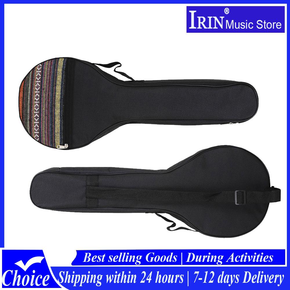 IRIN 4 String Banjo Case Carrying Bag Waterproof Non-woven Fabric Backpack Foldable Banjo Handbag String Instrument Accessory