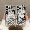 Anime Luffys Zoros Phone Case For iPhone 17 16e 16 15 14 13 12 11 Mini Air Pro Max X XR XSMax 7 8 Plus Anti Fall Clear