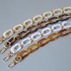 New Phone Chain Accessory Detachable Parts Amber Crossbody Resin Cute Strap Phone Case Chains Acrylic Shoulder Lanyard Hanging Chain