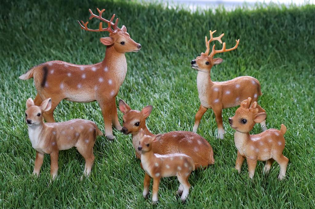 Castle Enterprise Standing Fawn (Small), 10cm Long, Set of 10 Figurines, for Commercial Use