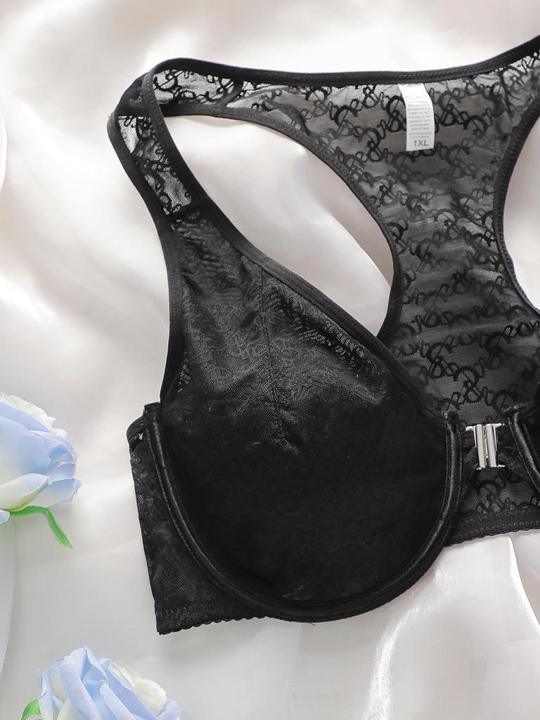 European & American Fashion Women's Push-Up Bra with Side Support - Casual, Sexy, Soft Underwire Design