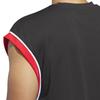 Adidas Men's KPM99 Badge of Sport Tank Top, Black/Red (JI7577), Size 3L