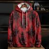 Spring And Autumn Fashion Men's Hoodie Holiday Party Role-playing Bloody Wounds 3D Print Hoodies Casual Boy Sweatshirt Women's Oversized Top Clothing