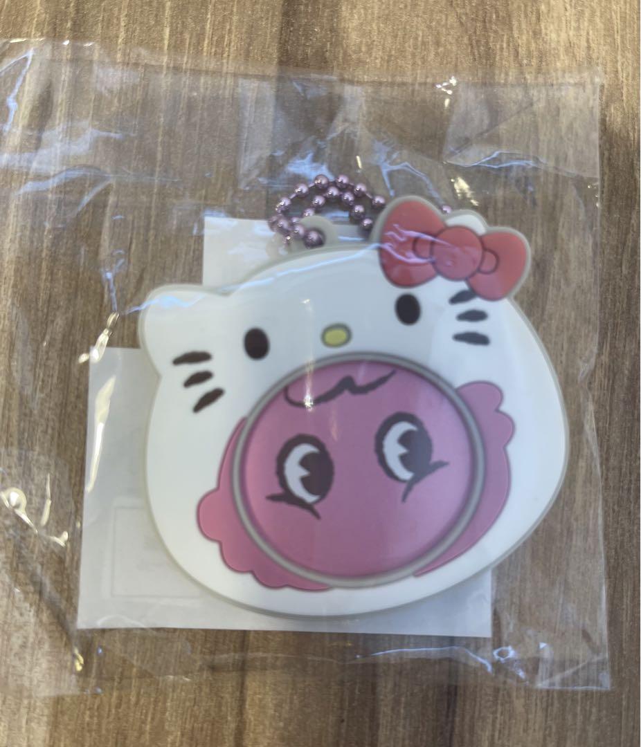 

[USED] SHINee KEY x Hello Kitty Can Badge Keyring White