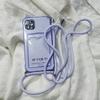 Samsung A11/A11 Mobile Phone Case S11ultraS11 Messenger Lanyard S11 Soft A11 Transparent Card Anti-drop