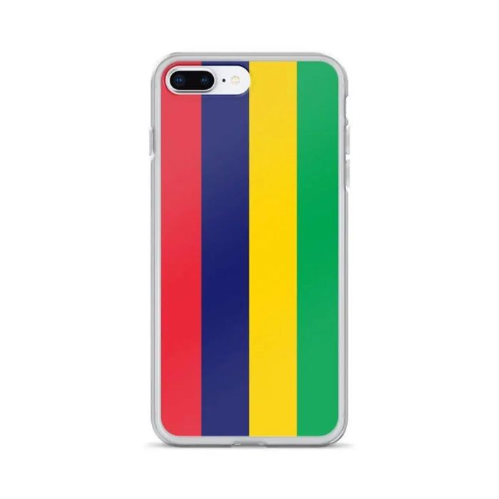 Coque Télephone Drapeau île Maurice - iPhone 7 Plus