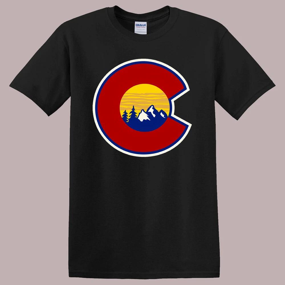 Men s and Women s T-shirts Colorado Mountain XL
