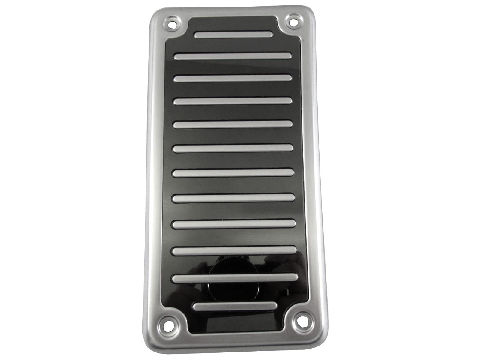 

BRIGHTZ Stainless Steel Footrest Covers in Satin Silver for Step WGN Spada RP 8 (PEDAL-013) RP6, RP7, RP8, RP6, P7, P8, 6, 7,